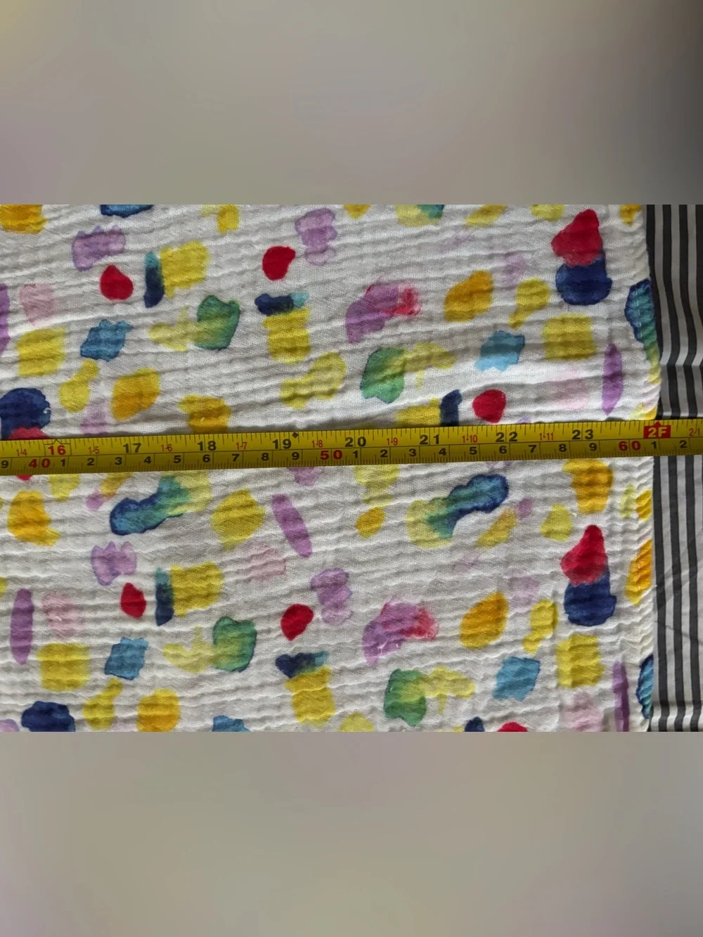 Lovevery Multicolor Dot Muslin Throw Blanket